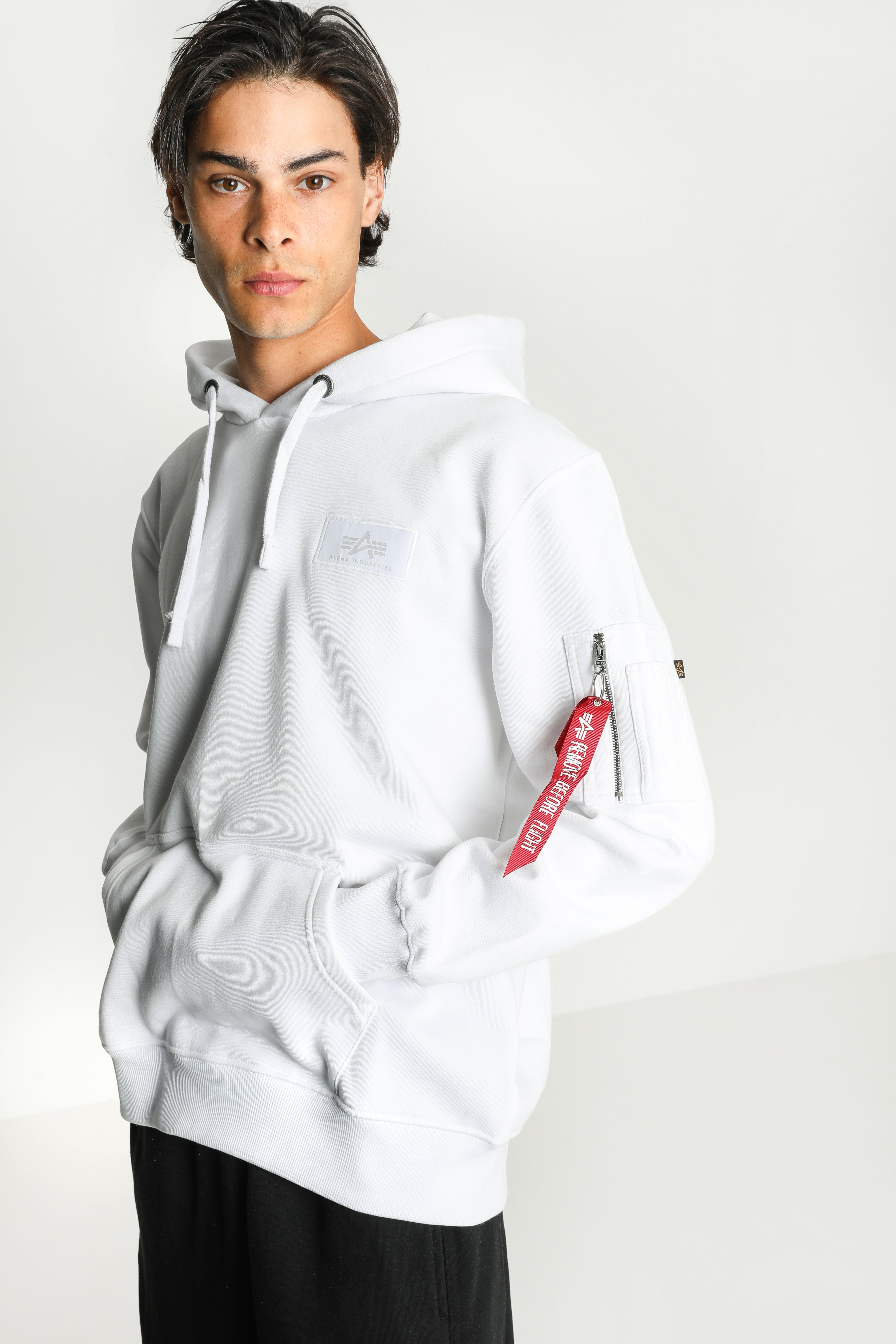 Kapuzensweatshirt - White