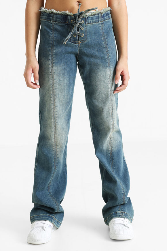 Jean flare - Denim blu