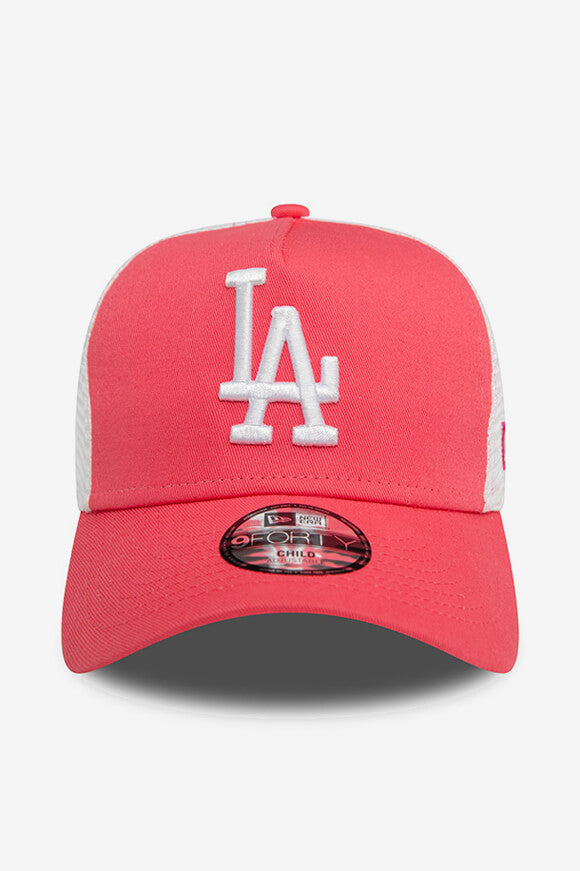 Casquette trucker / snapback - Pink + White
