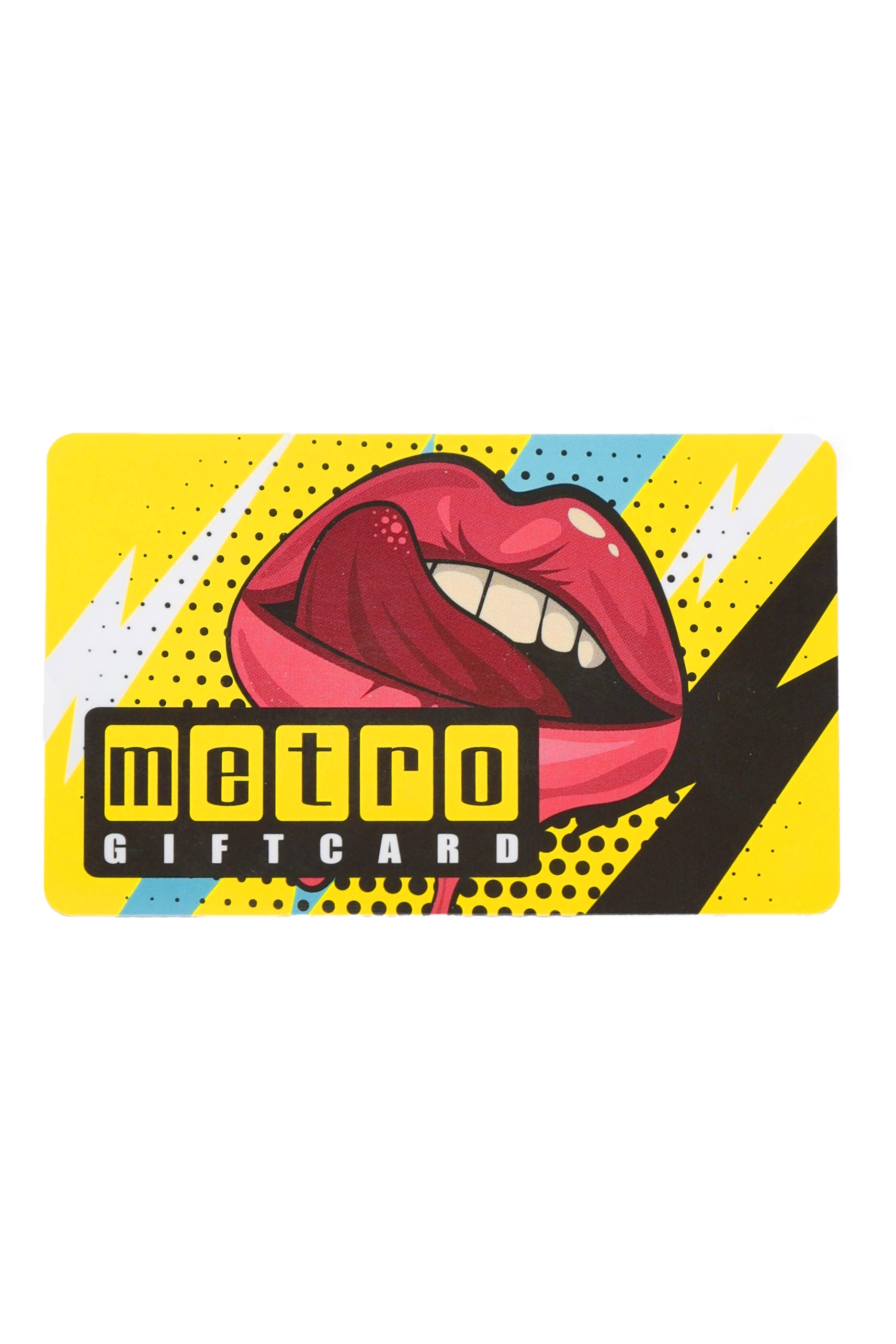 Giftcard - Jaune + multicolore