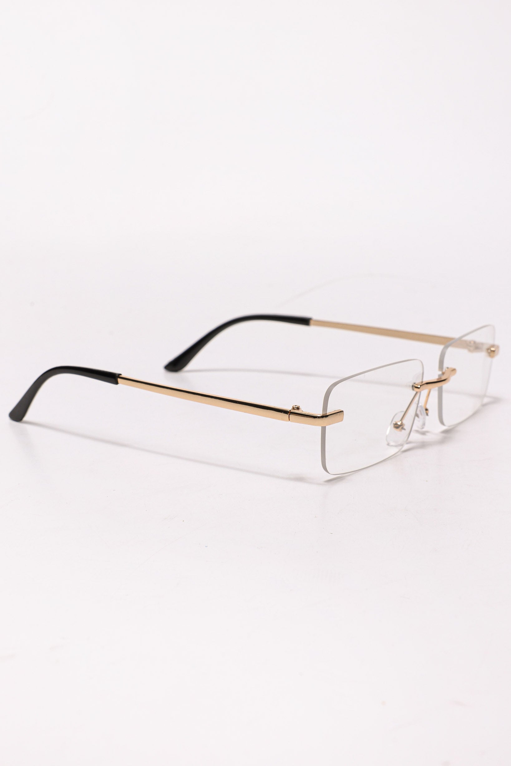 Brille - Gold + Clear