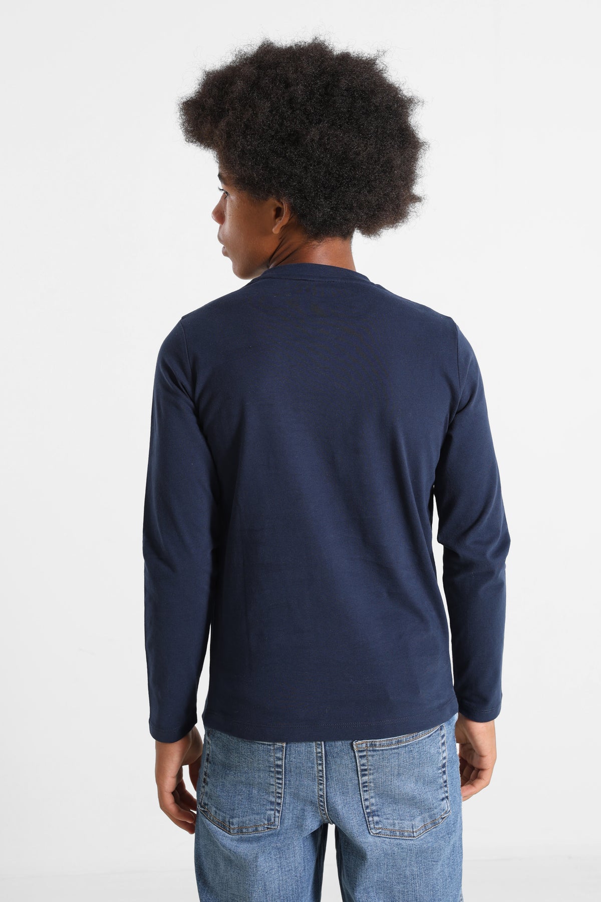 Langarmshirt - Navy