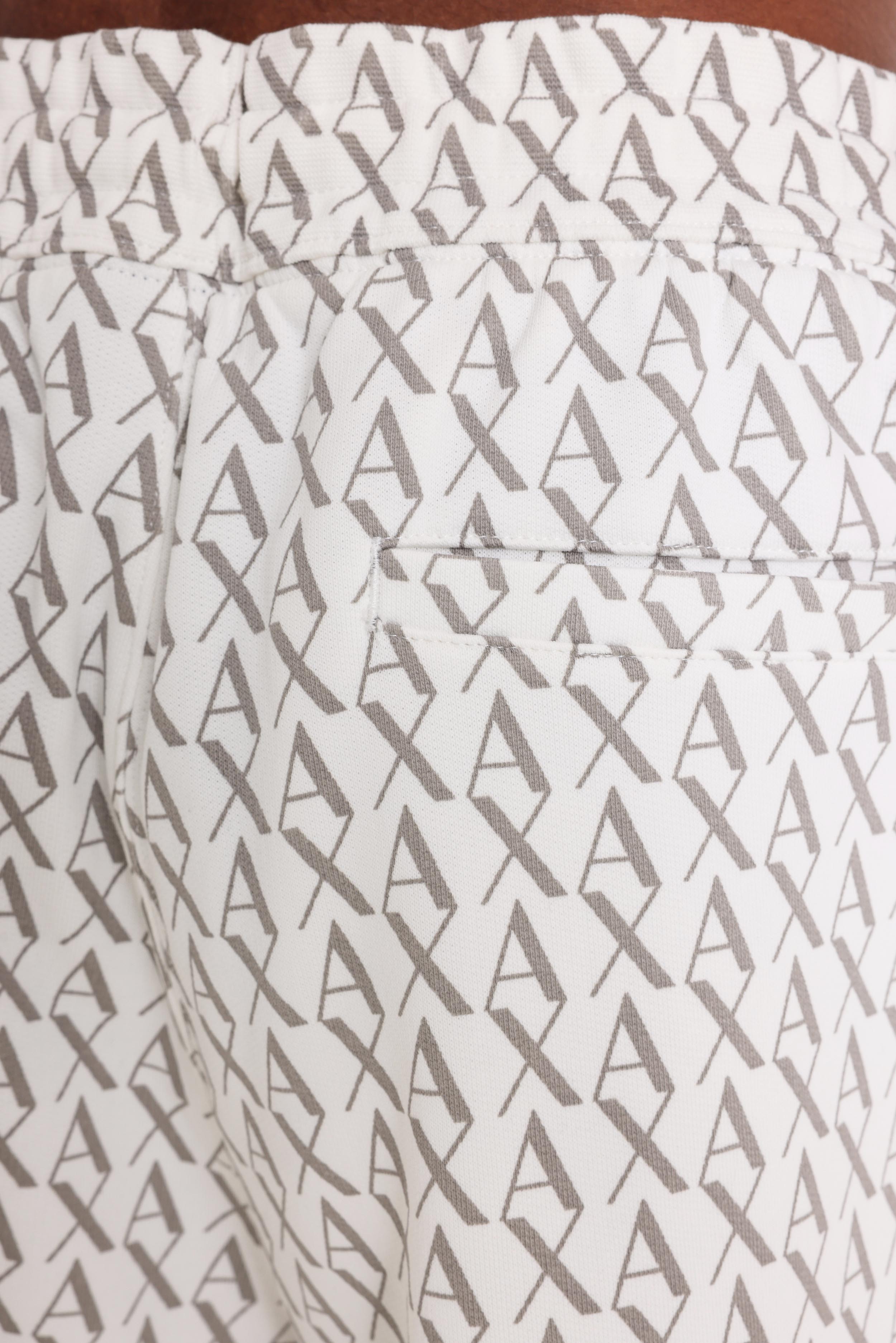 Short in felpa - Offwhite + Ash