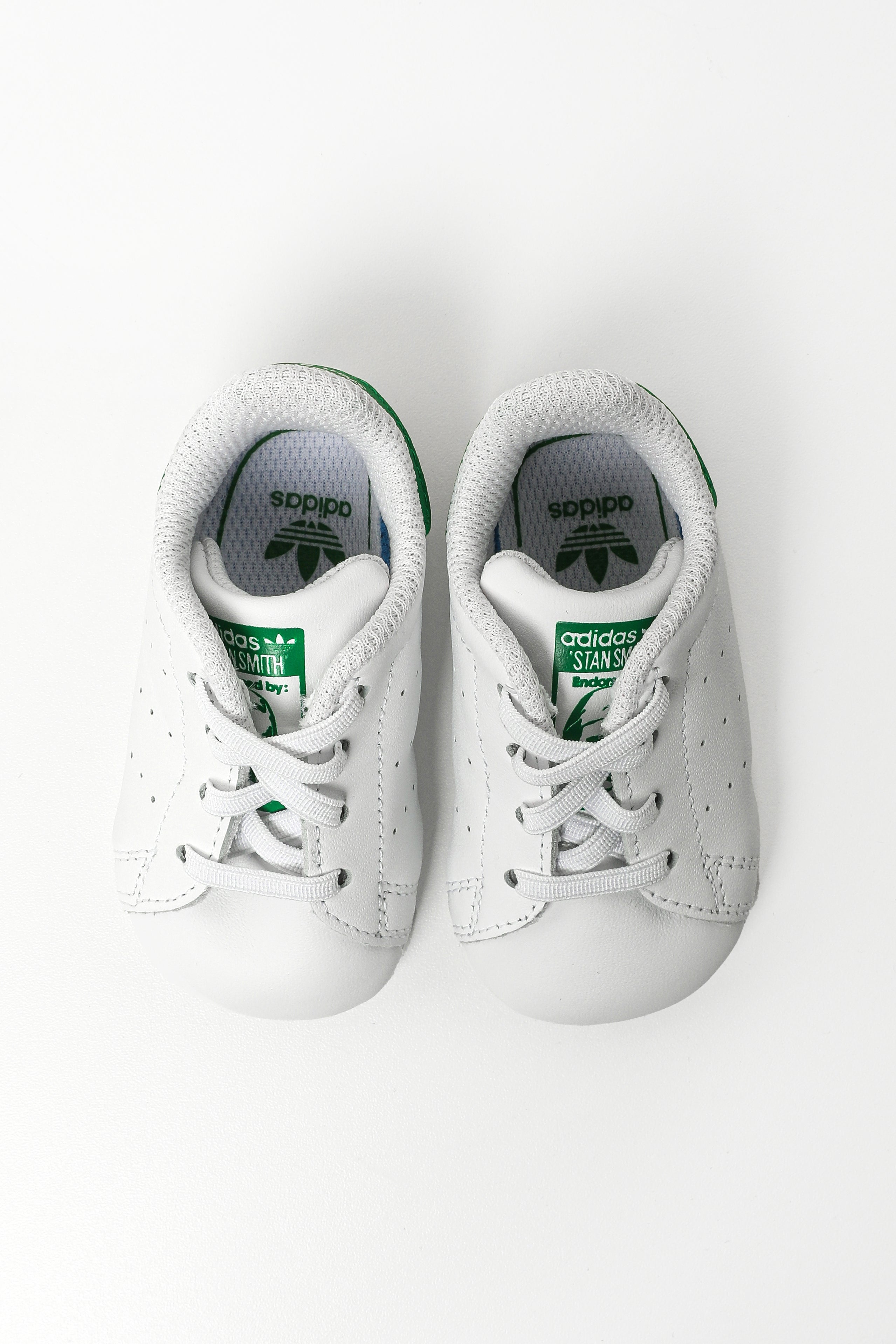 Stan Smith Baby Sneaker - White + Green