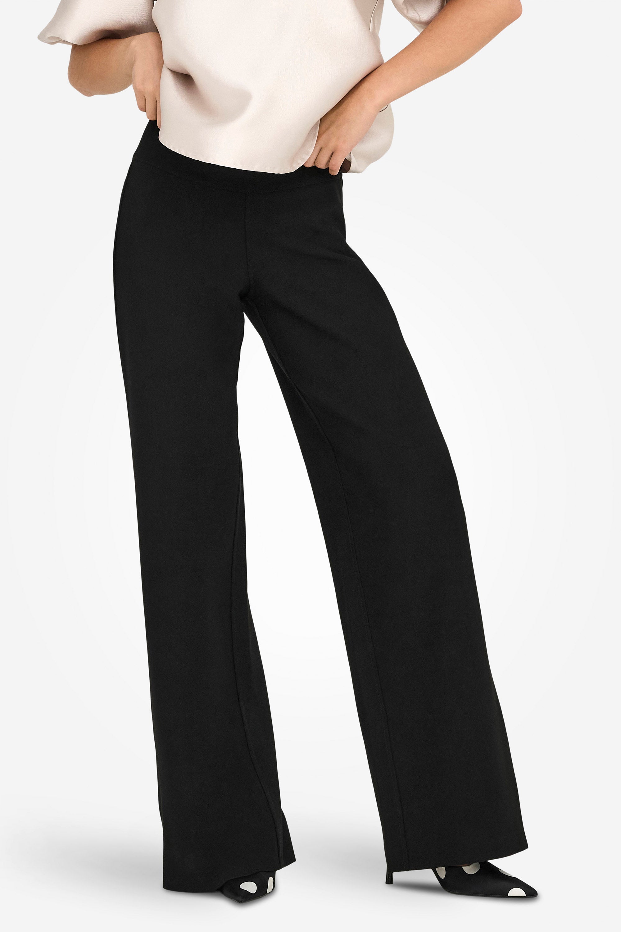 ONLCLEVER Wide Leg Stoffhose L32 - Black