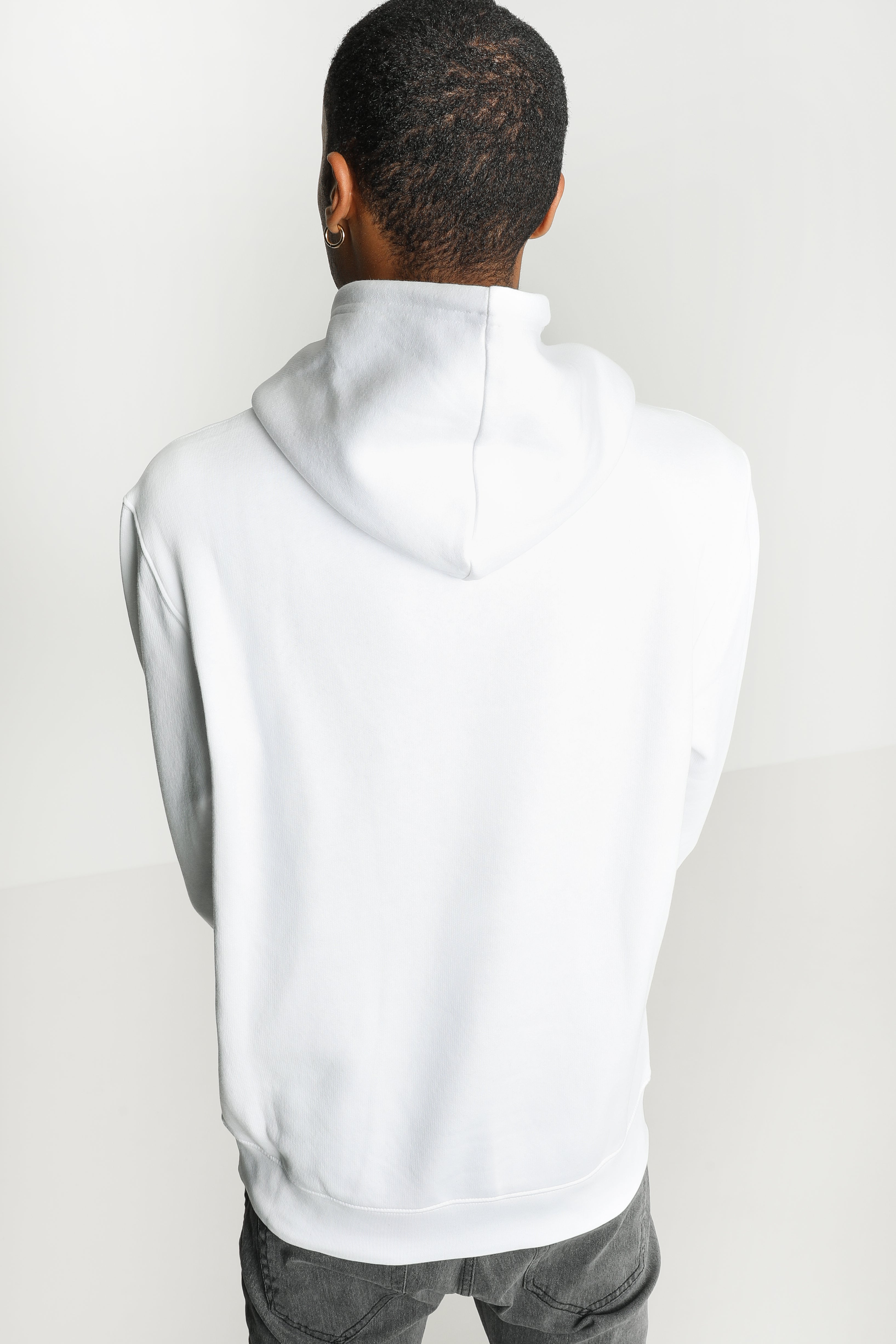 Hooded sweatshirt - white