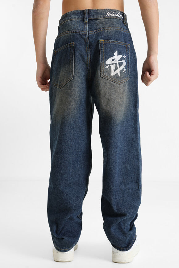 Jeans baggy - bleu foncé