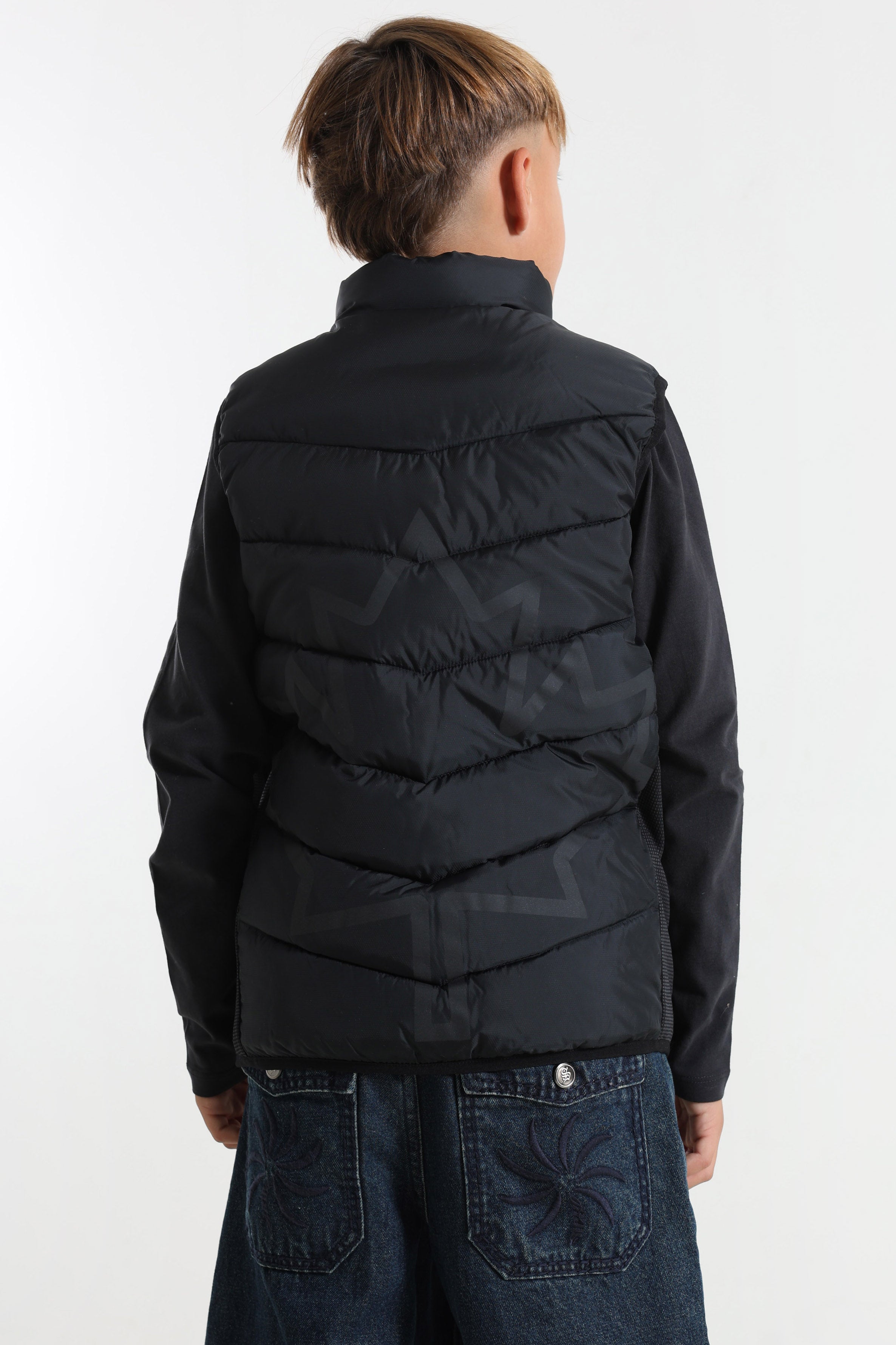 Fallonino 2.0 Hybrid gilet matelassé - Black