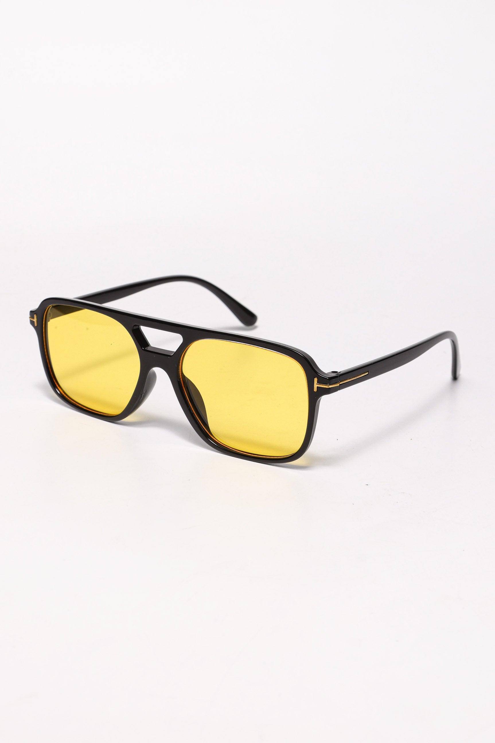 Brille - Black + Yellow