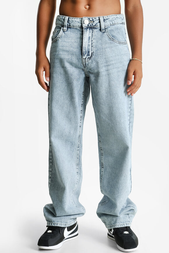 NLMBEX Loose Fit Jeans - Light Blue Denim