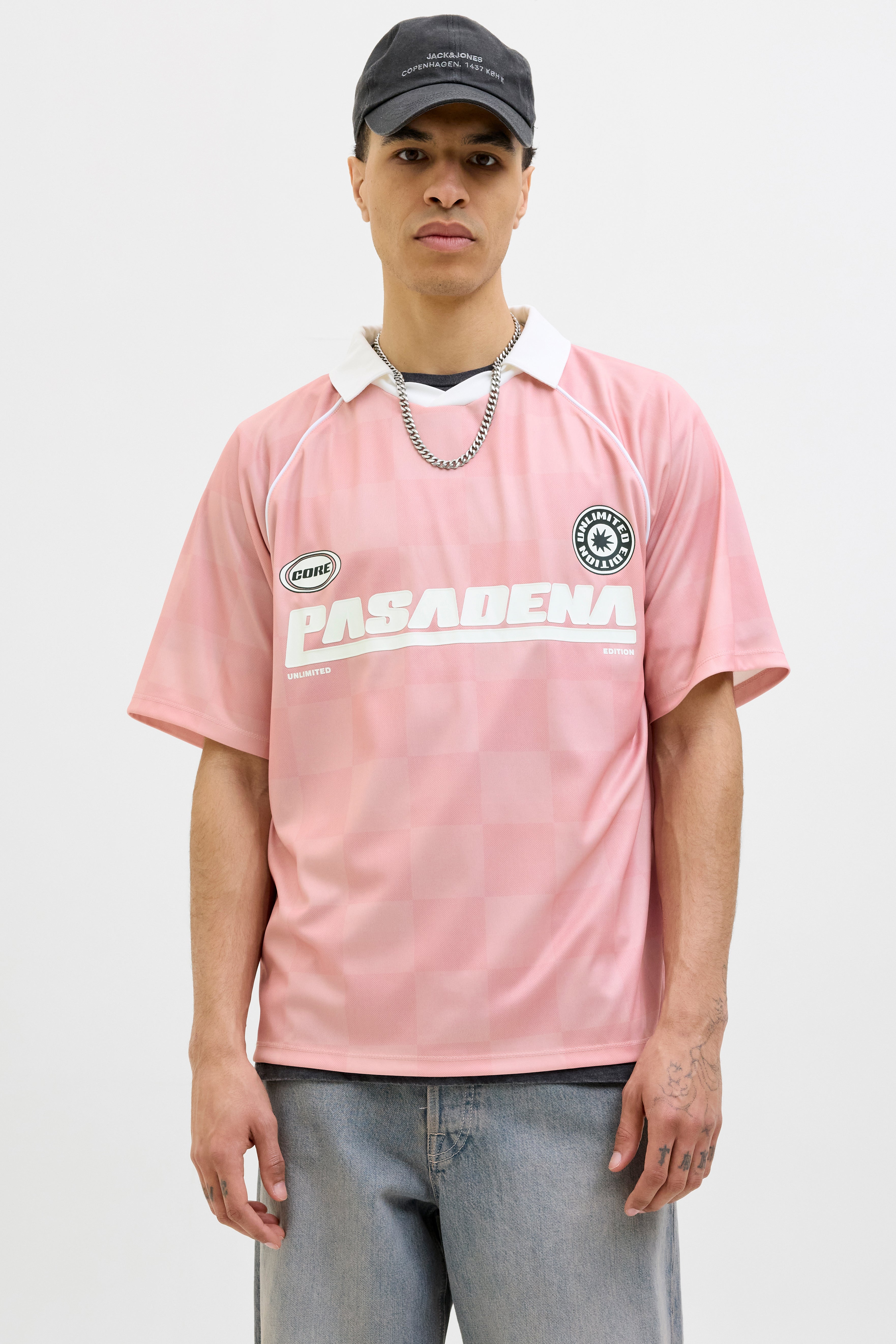 JCORETREAT mesh t-shirt - Pink Icing