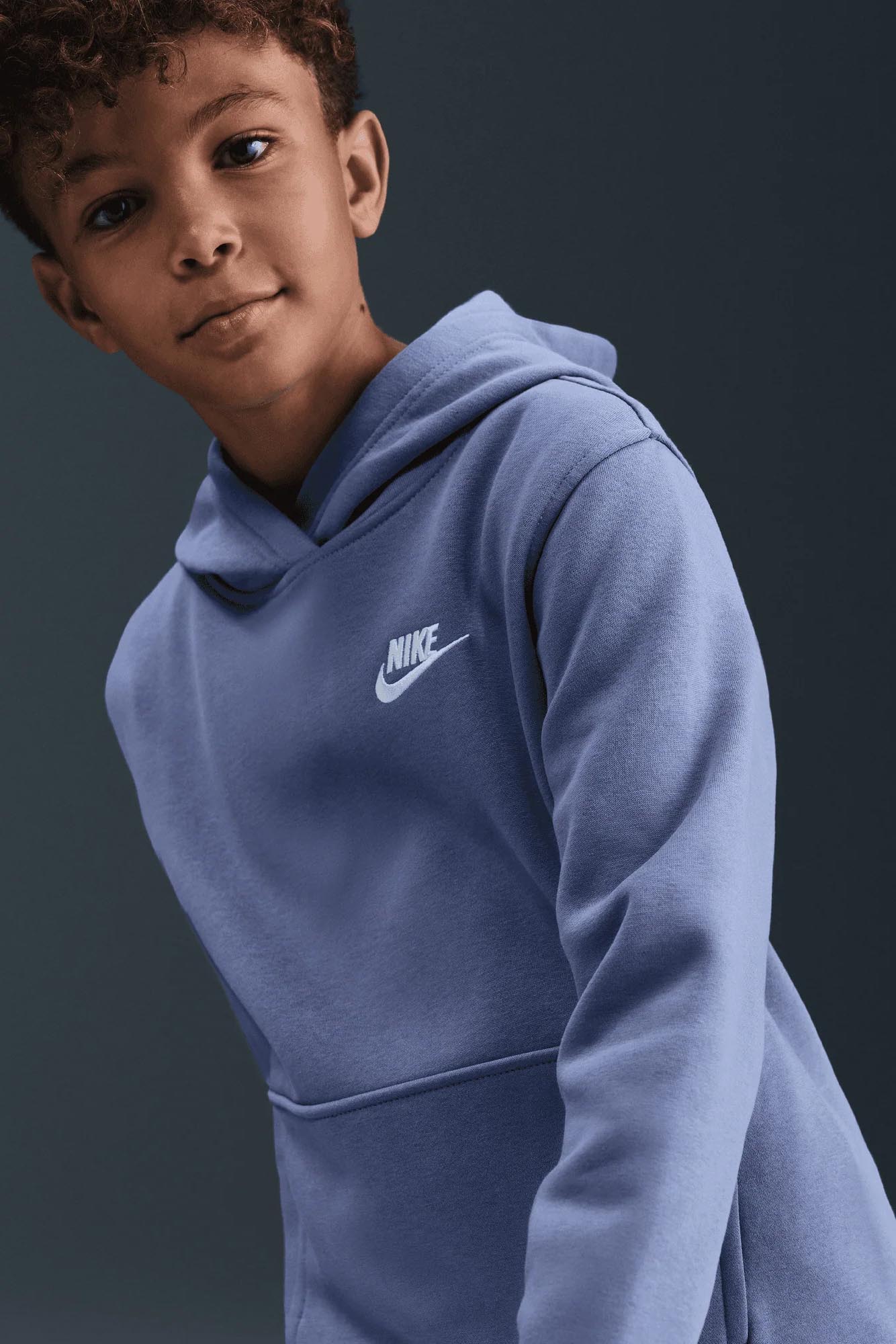 Club Fleece Kapuzensweatshirt - World Indigo