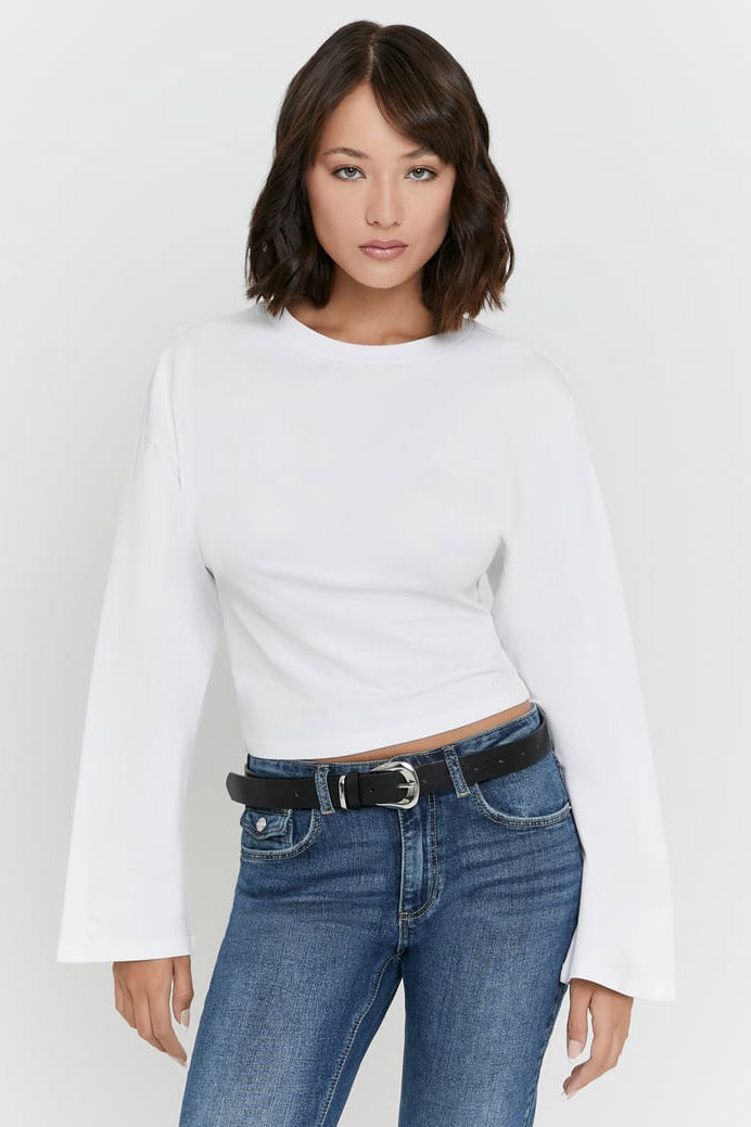 Langarmshirt - White