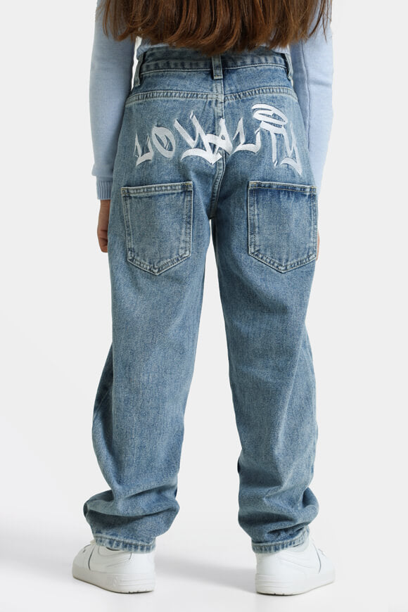 Jean baggy - Bleu medium