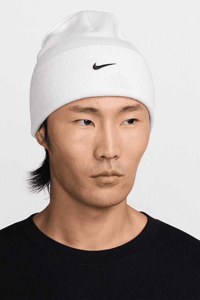 Peak Beanie - White