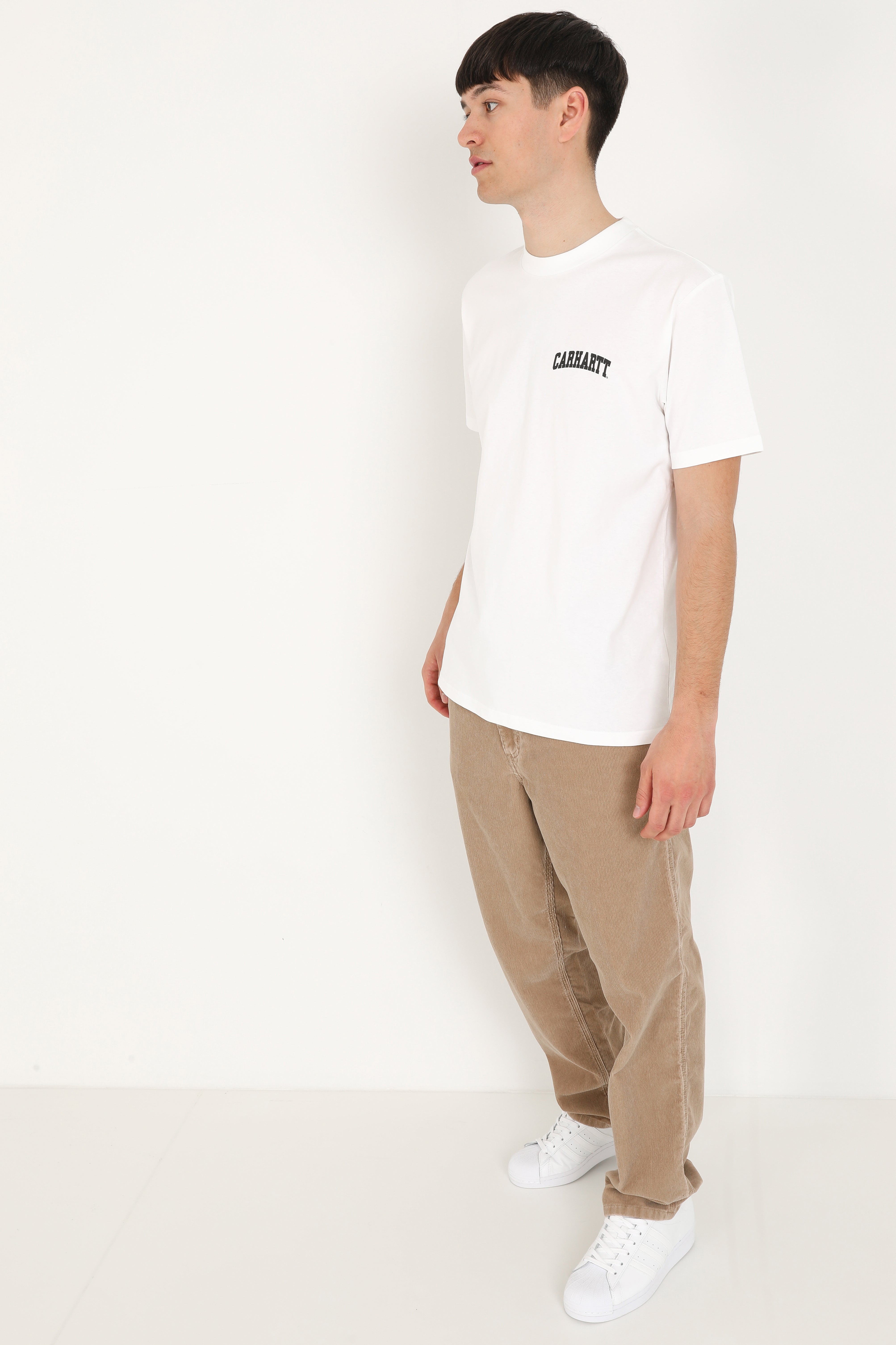 University Script T-Shirt - White