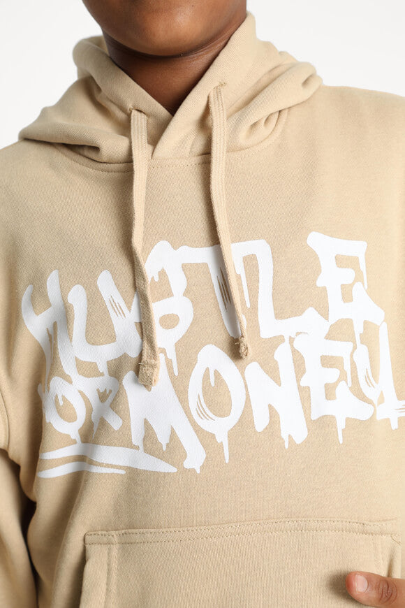 Kapuzensweatshirt - Beige