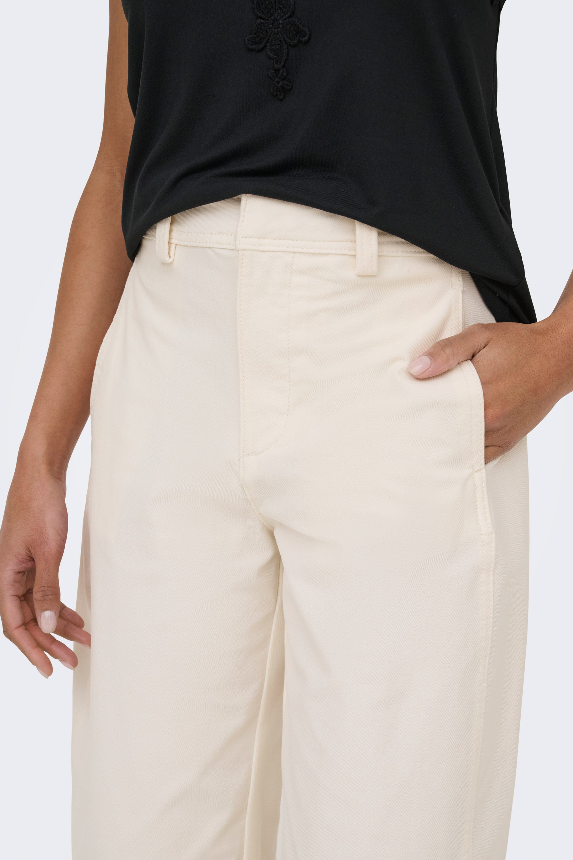 ONLCLAIR pantaloni barrel fit in tessuto L32 - Tofu