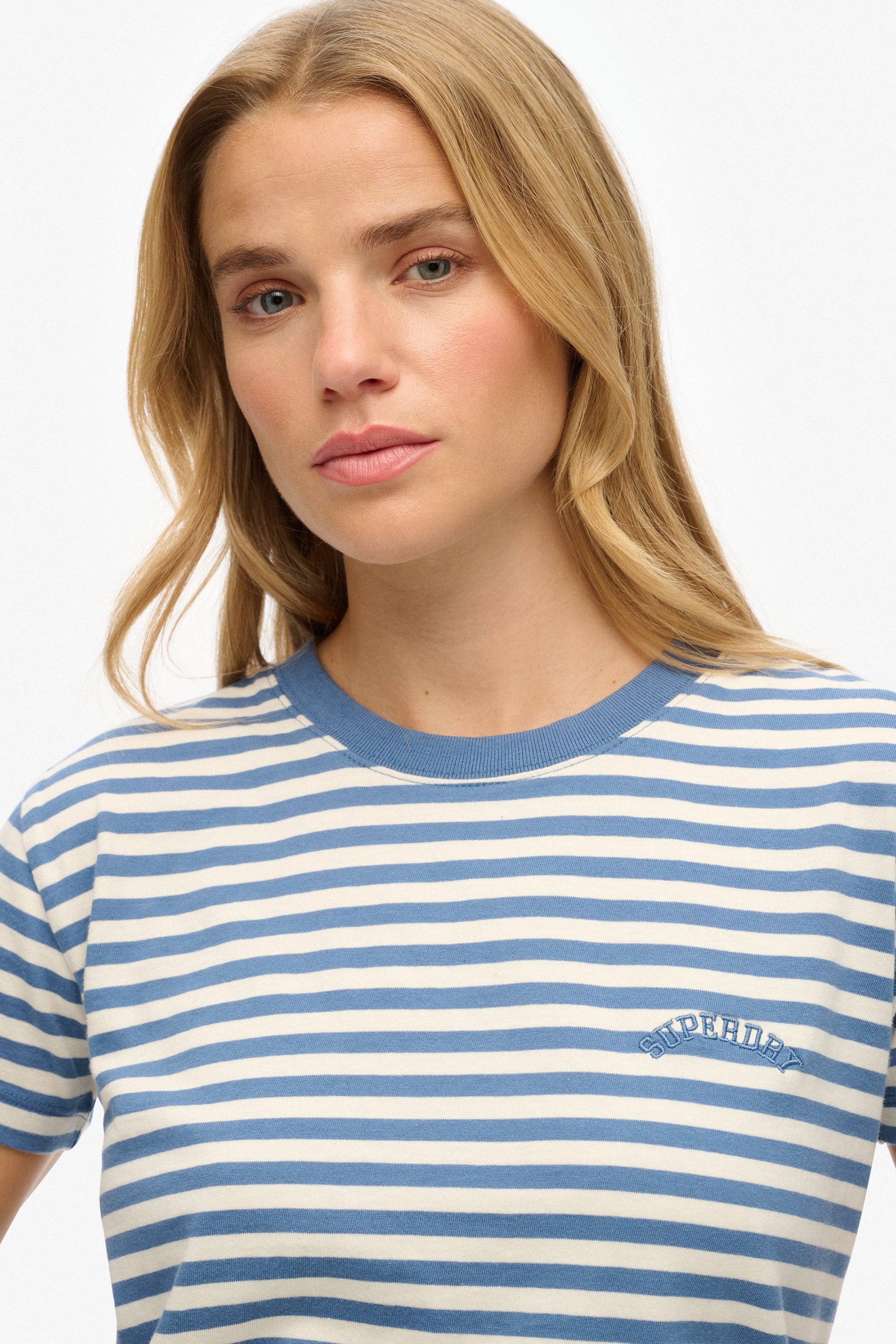 T-Shirt - Tidal Blue Stripe