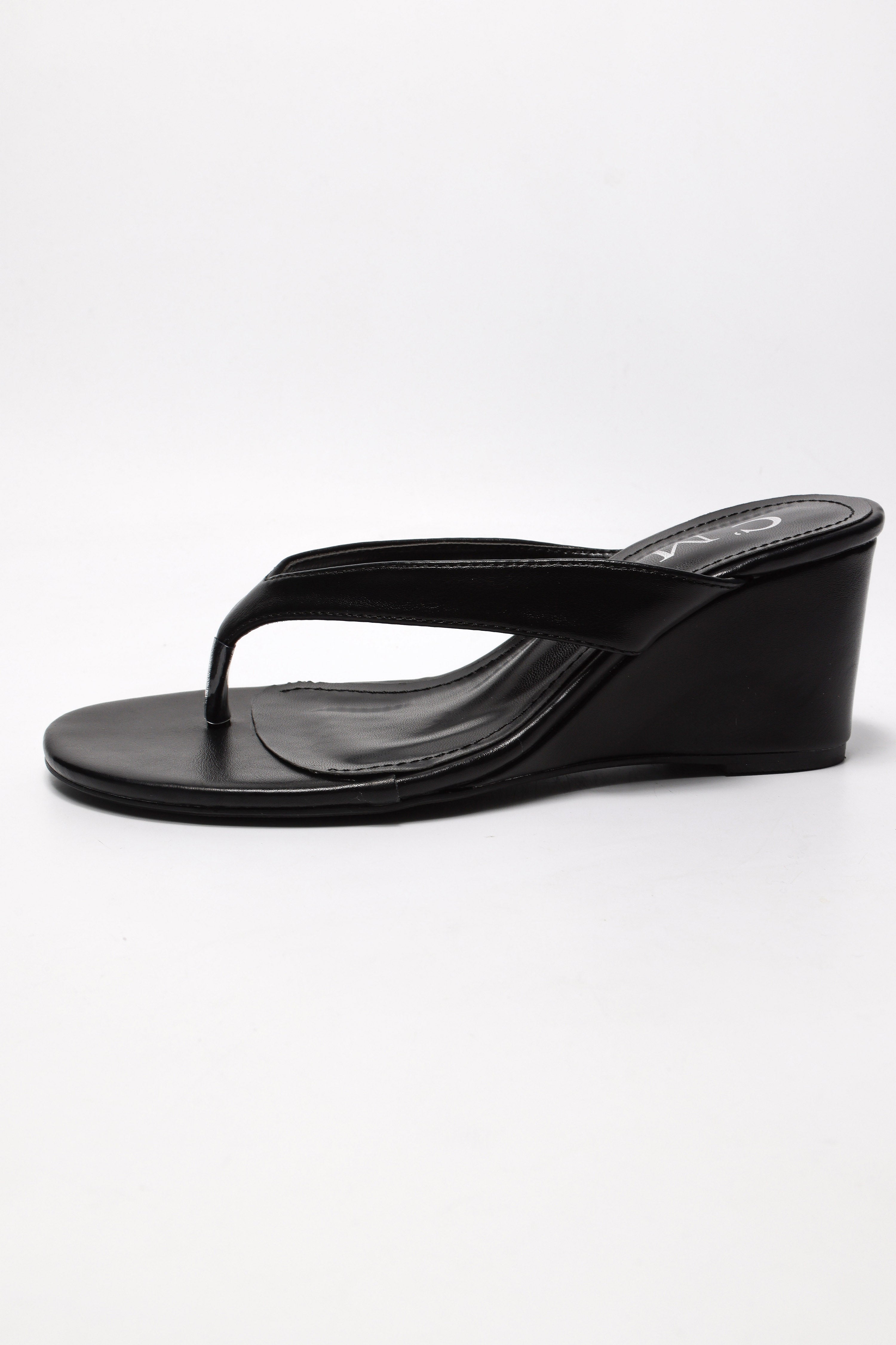 Mules mit Keilabsatz - Black