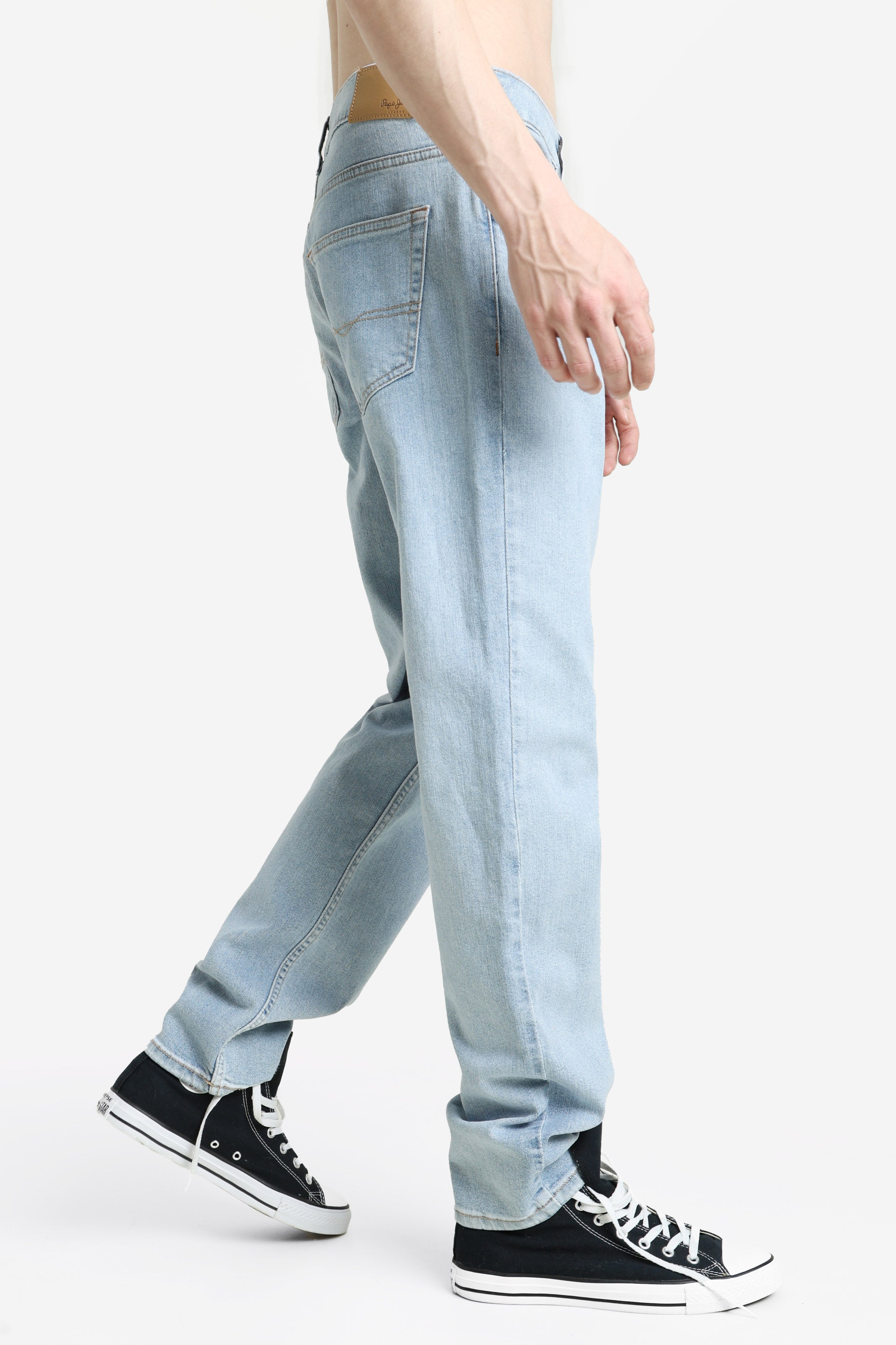 Straight Fit Jeans - Light Enzyme