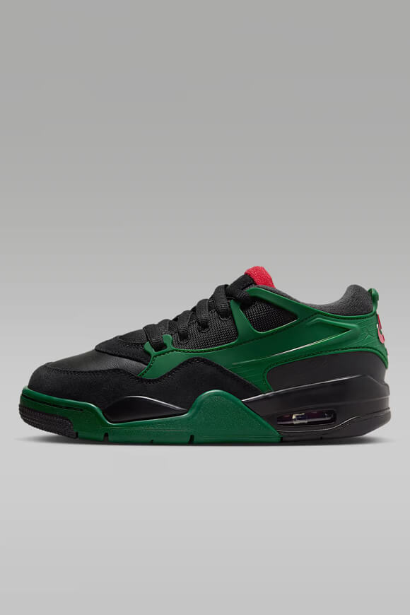 Air Jordan 4 RM sneakers - Black + Varsity Red + Gorge Green