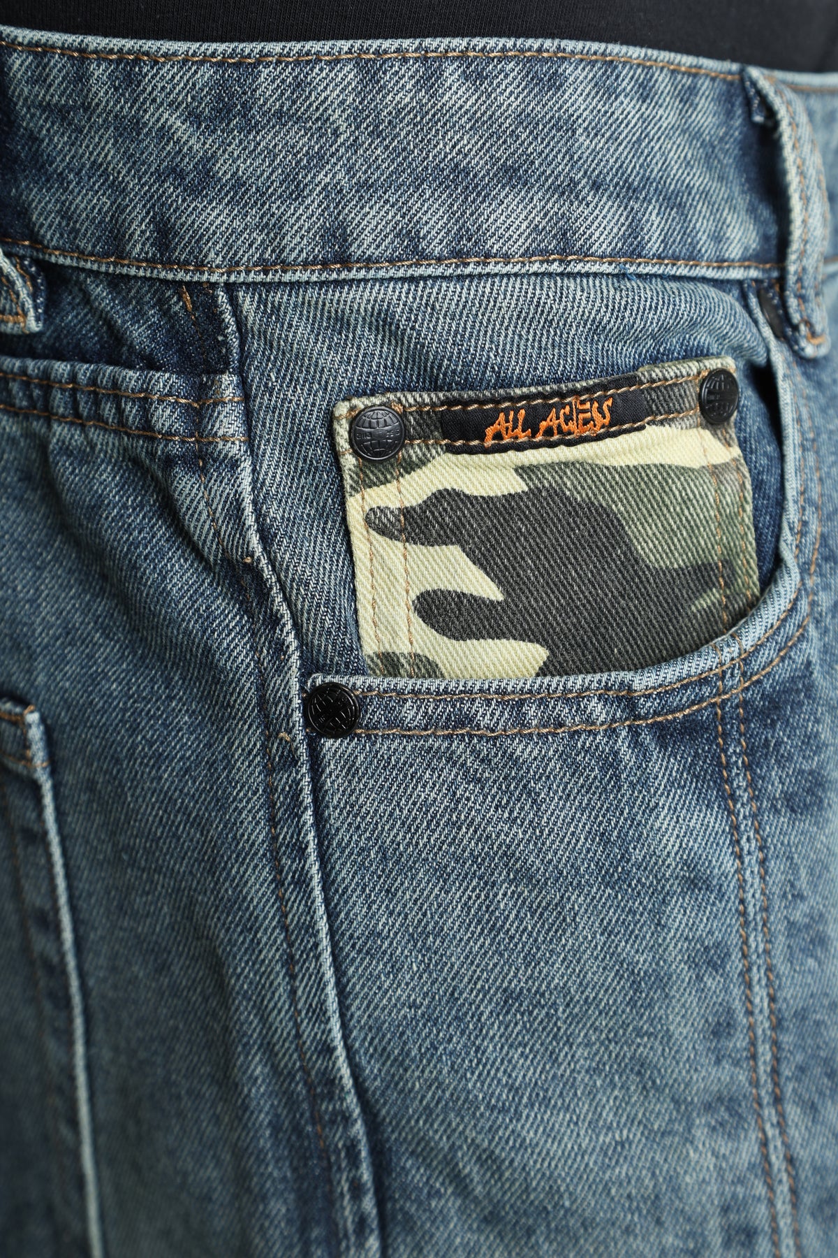 Jeans a vestibilità baggy - Bleu délavé
