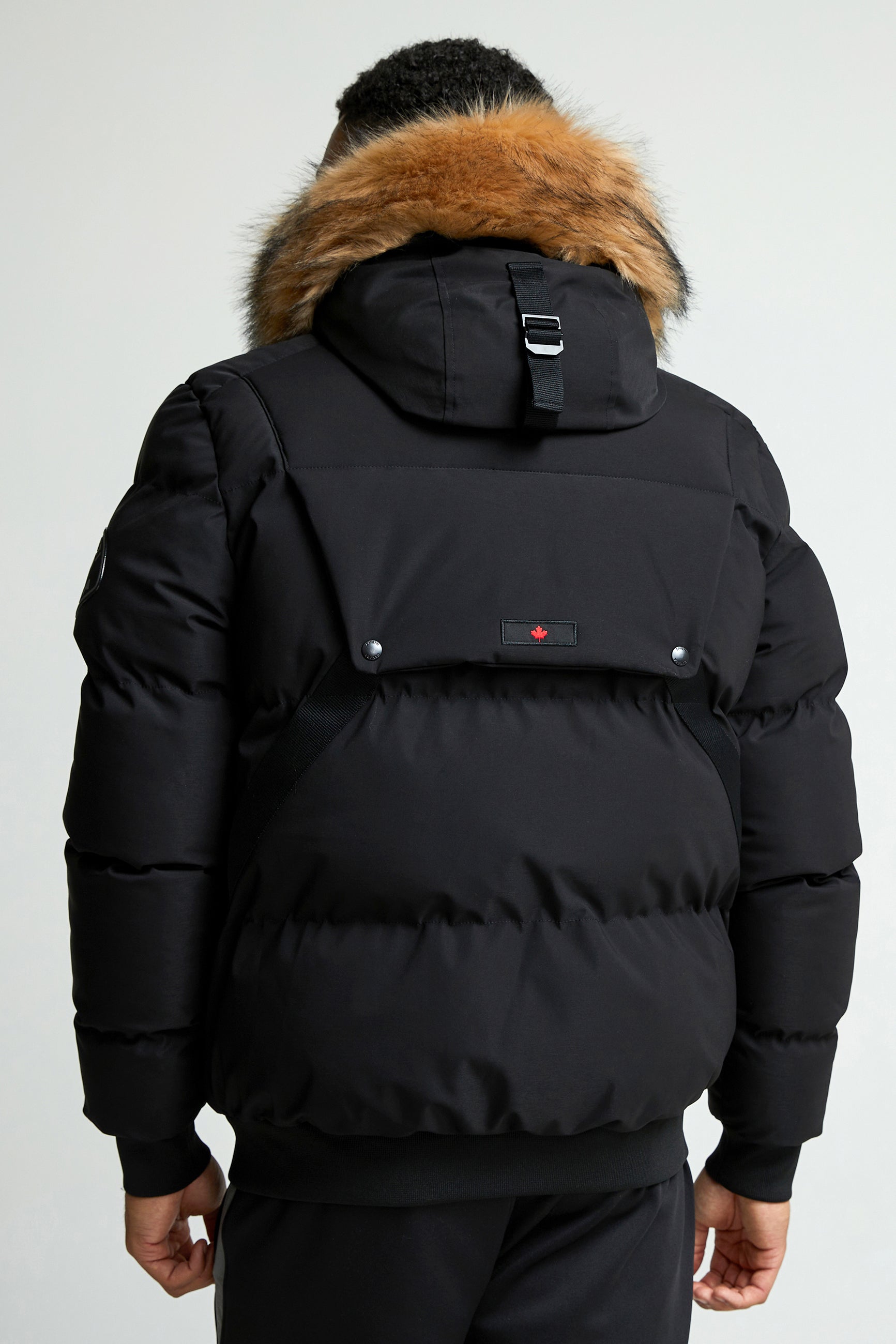 Navax Puffer Bomberjacke - Jet Black
