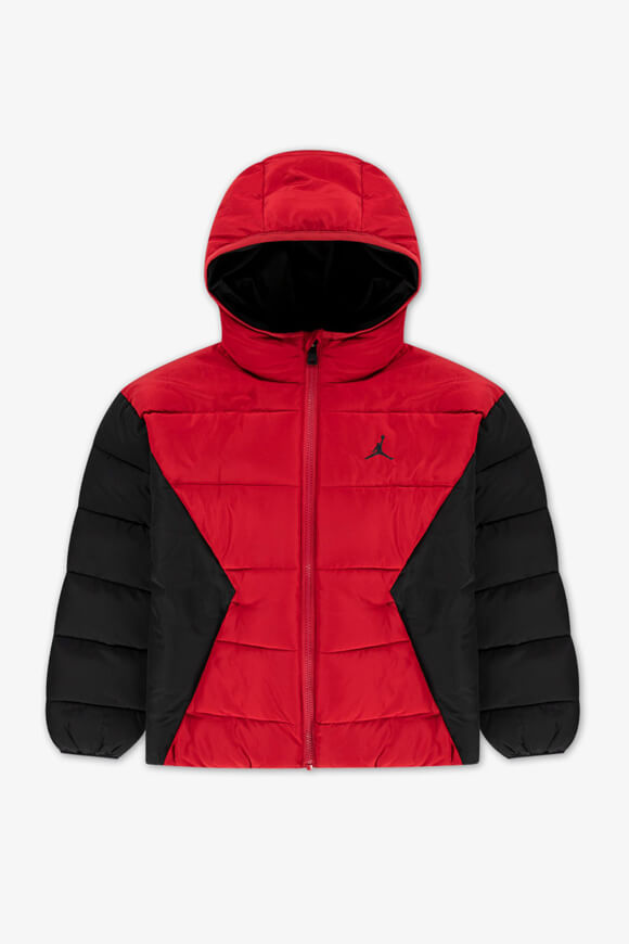 Brooklyn quilted jacket - Gym Red + Black