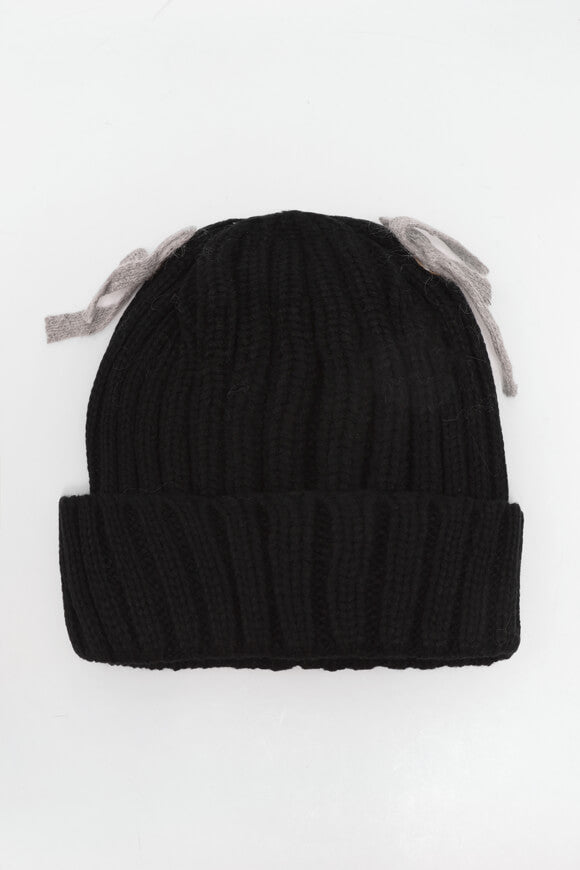 Mohair Beanie - Black