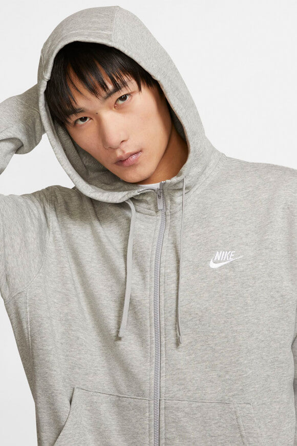 Sweat zippé à capuchon - Light Grey Heather