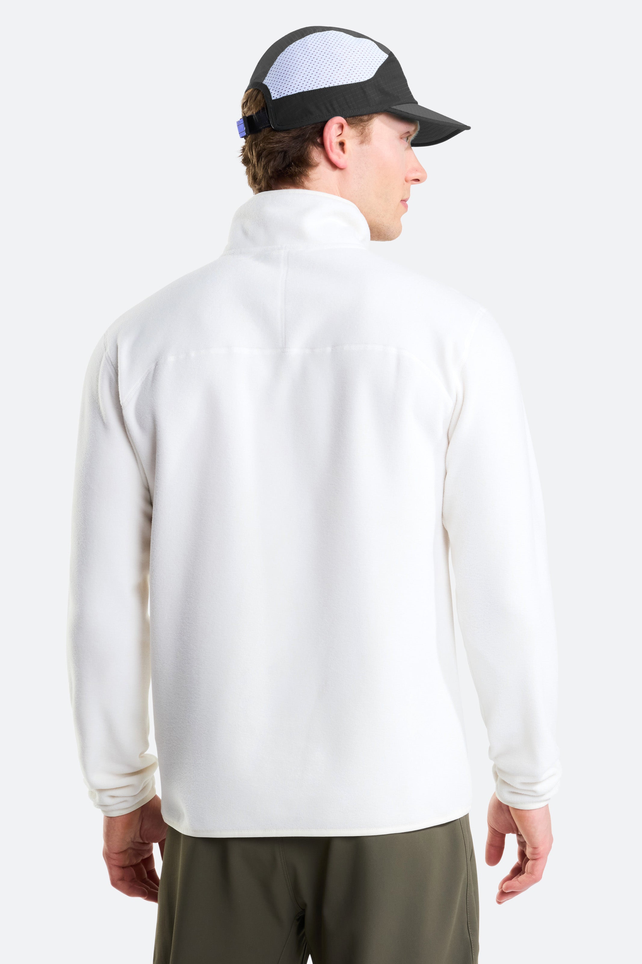 Glacier Fleece Sweater - White Dune