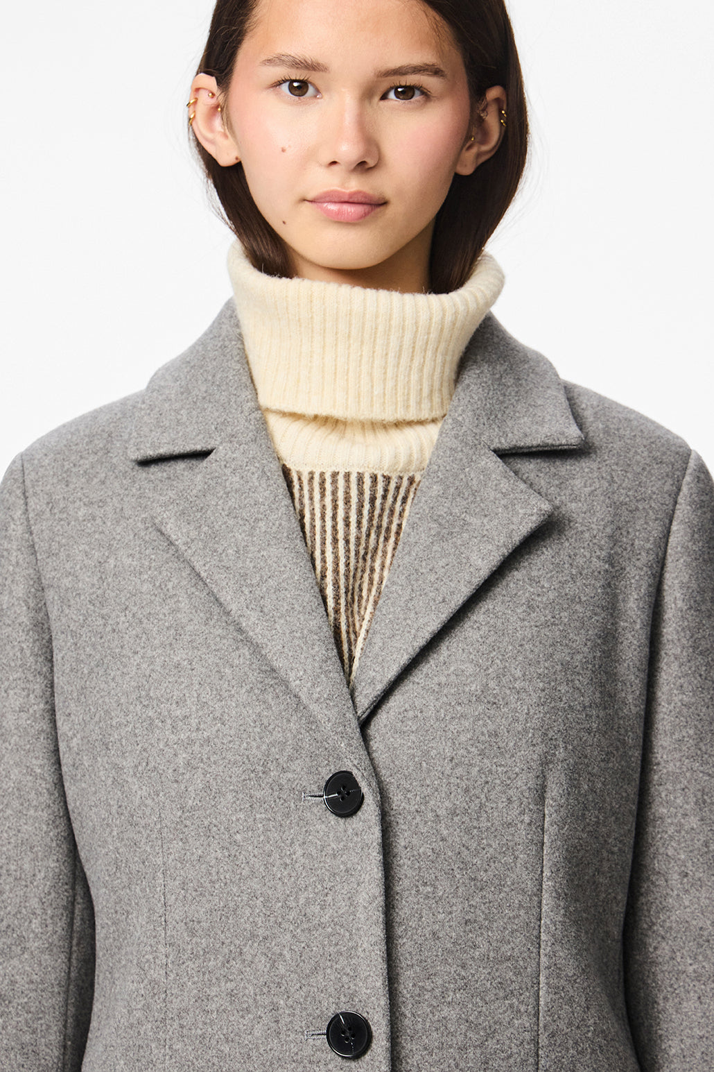 PCJADINE manteau - December Sky Melange