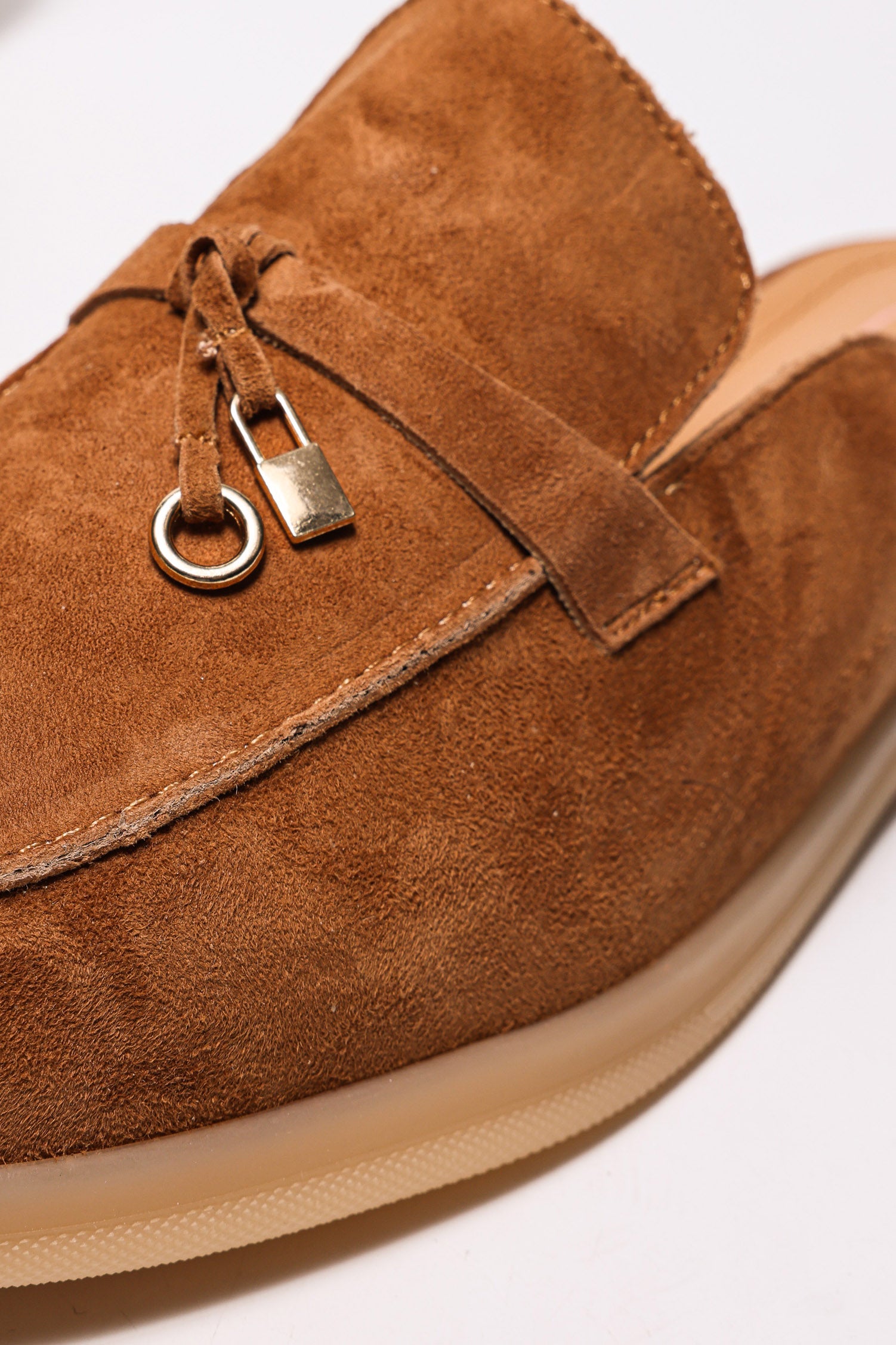 Wildleder Mules - Camel