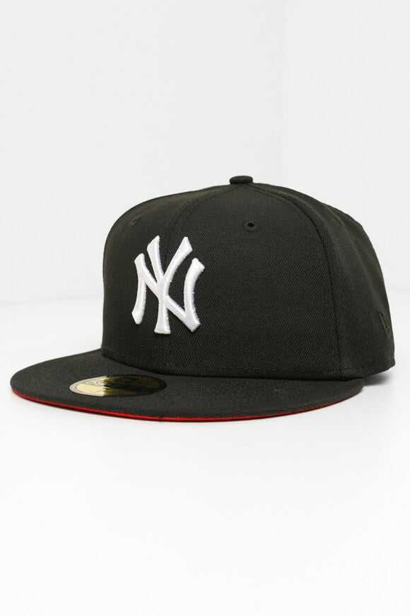 Casquette 59Fifty - Noir + Rouge