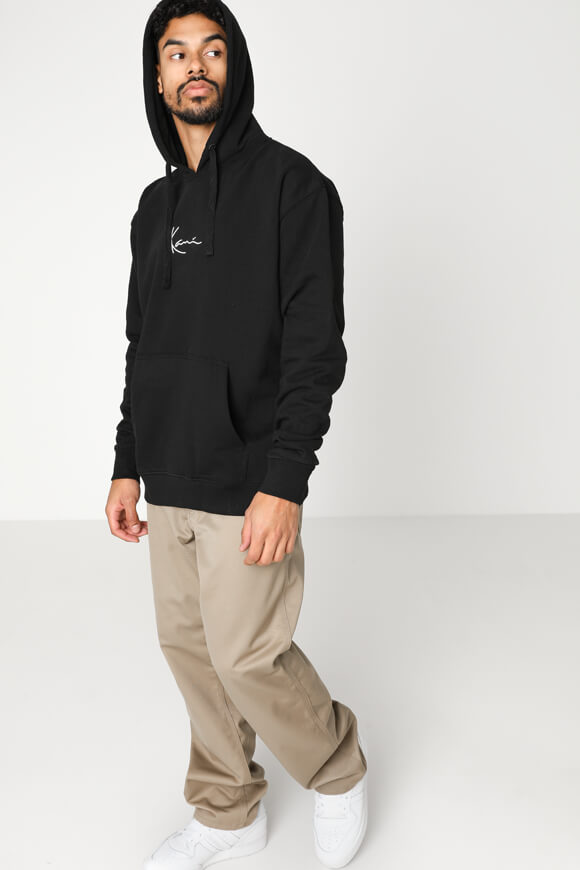 Kapuzensweatshirt - Schwarz