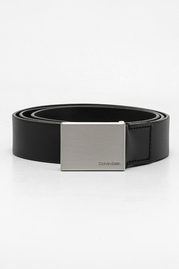 Fibbia formale cintura in pelle - Black