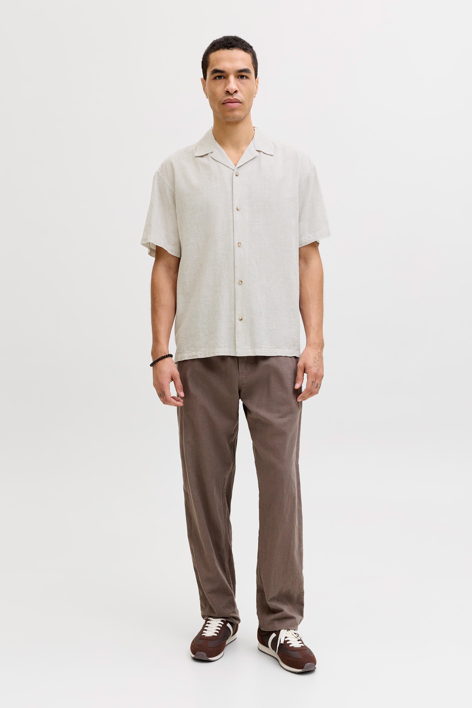 JJESUMMER Leinenhemd - Crockery