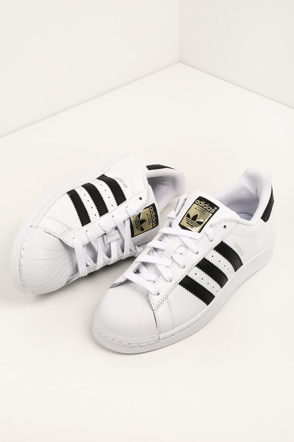Superstar sneakers - Blanc + Noir + Couleur Or