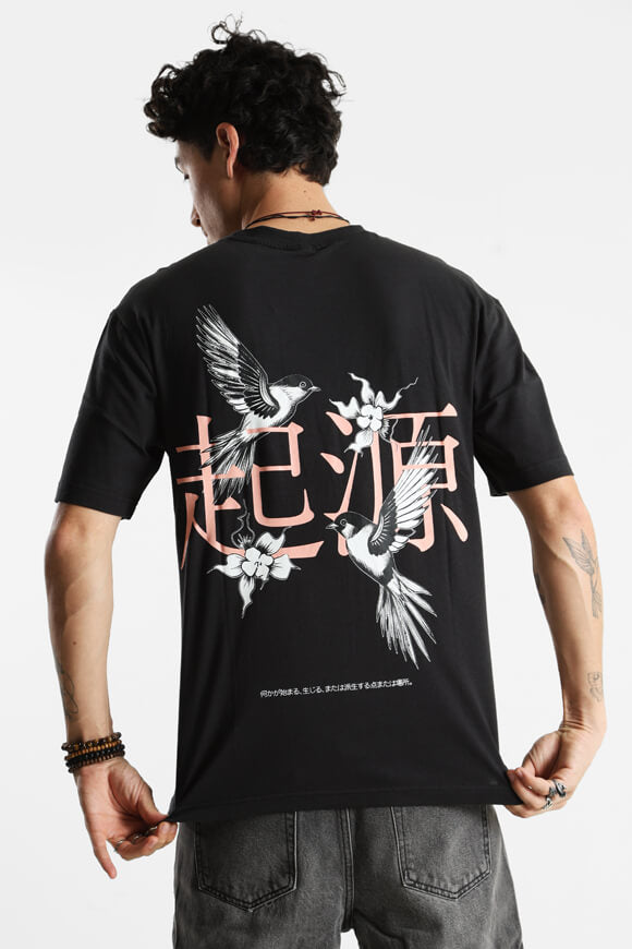 ONSKEANE Oversize T-Shirt - Jet Black