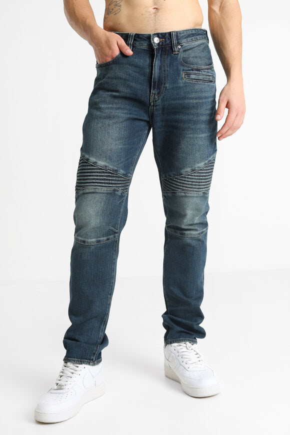 Jean biker skinny - Indigo Denim