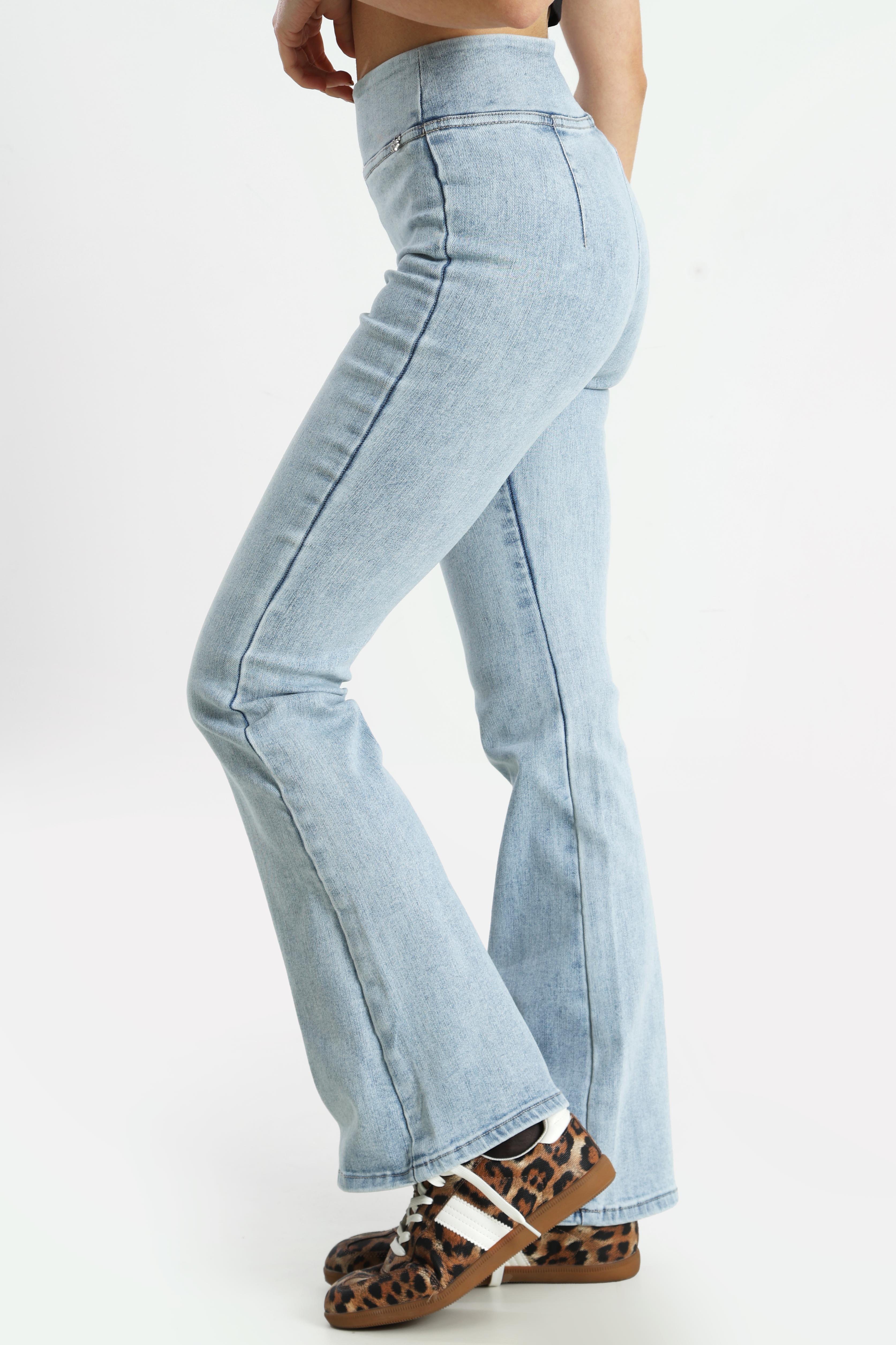Jean flared fit - Light Blue Denim