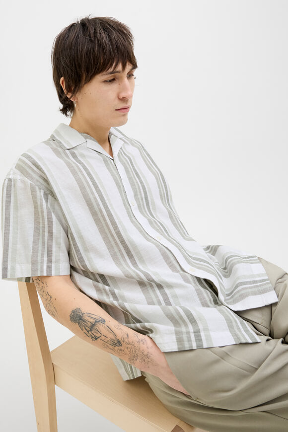 JPRCCSUMMER Oversize Leinenhemd - Vetiver