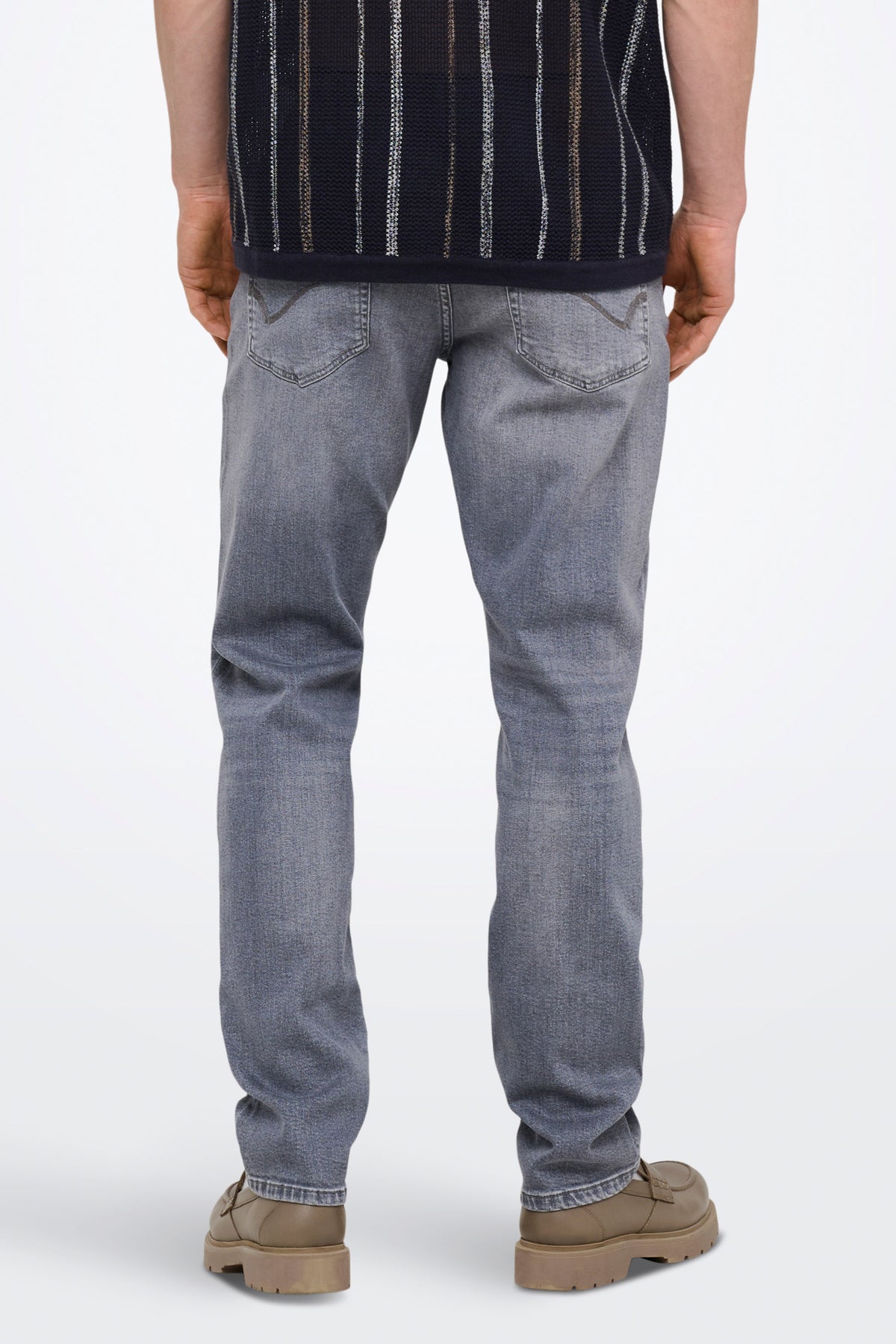 ONSWEFT regular fit jeans L32 - Light Grey Denim