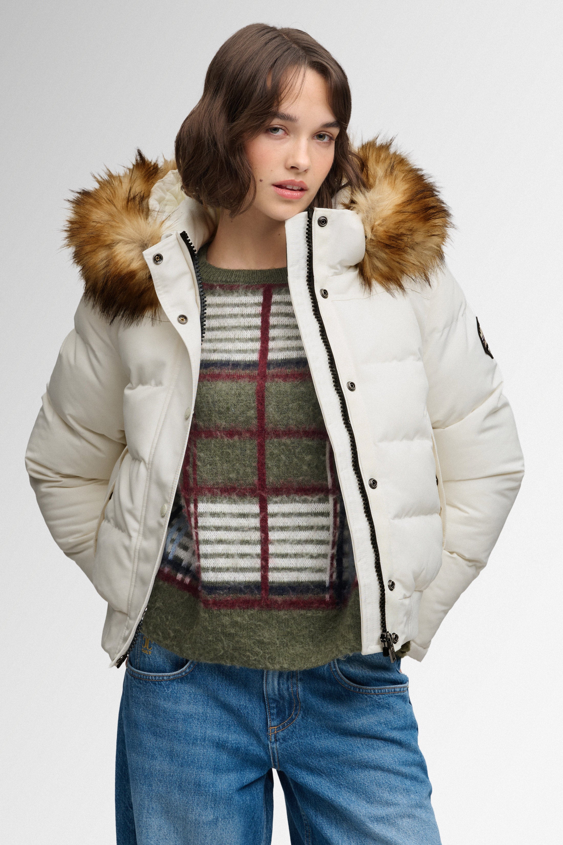 Everest veste bomber matelassée - Offwhite