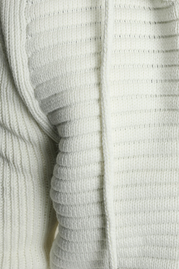 Cardigan doublé - Blanc cassé