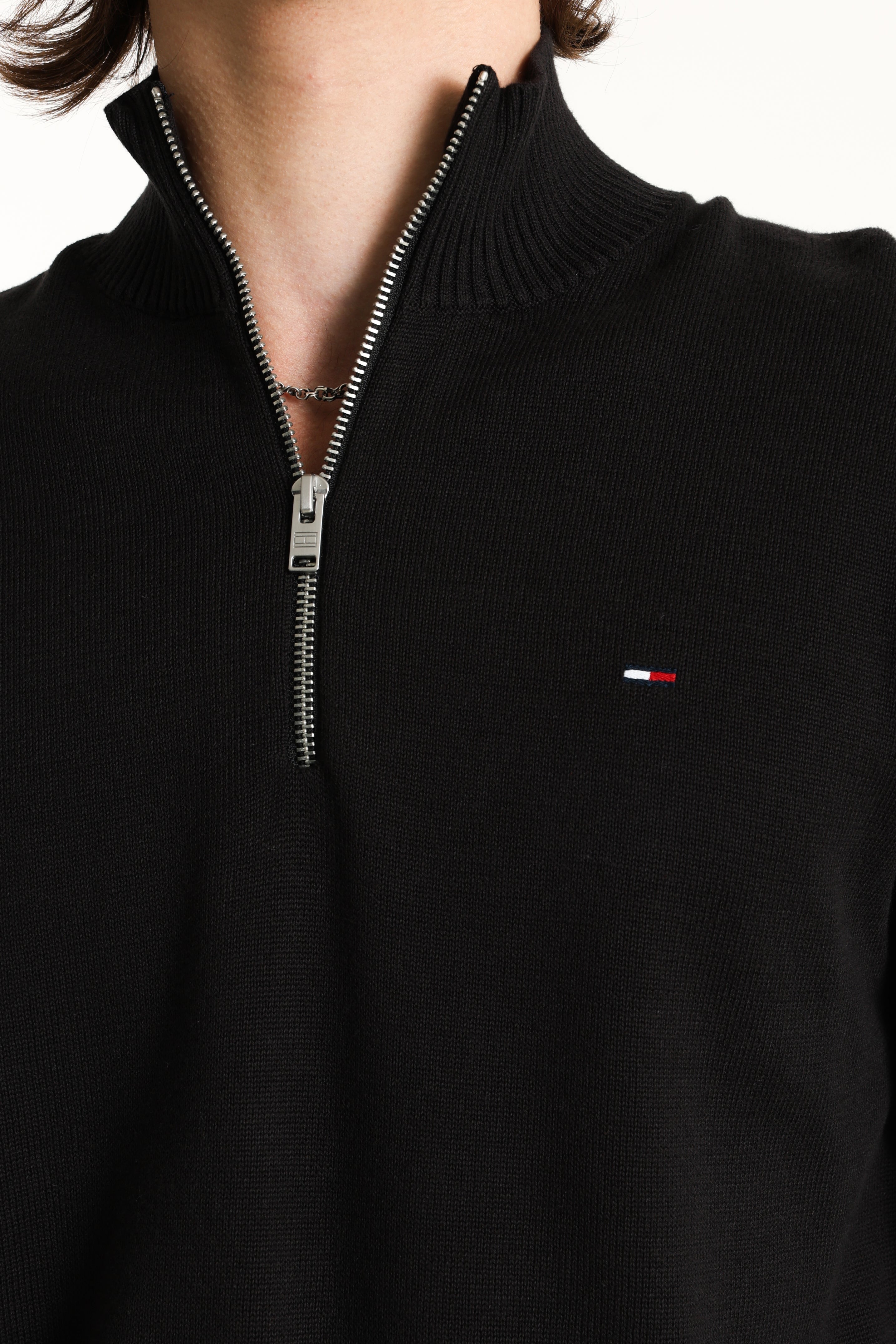 Feinstrickpullover - Black