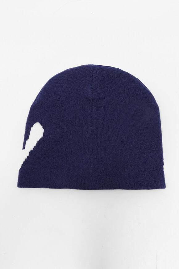 Beanie - Marineblau + Offwhite