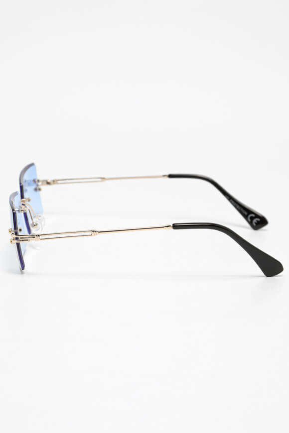 Lunettes de soleil - Gold + Light Blue