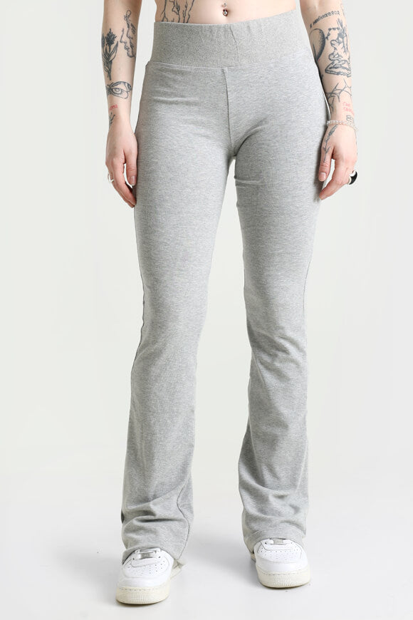 Leggings bootcut - gris chiné